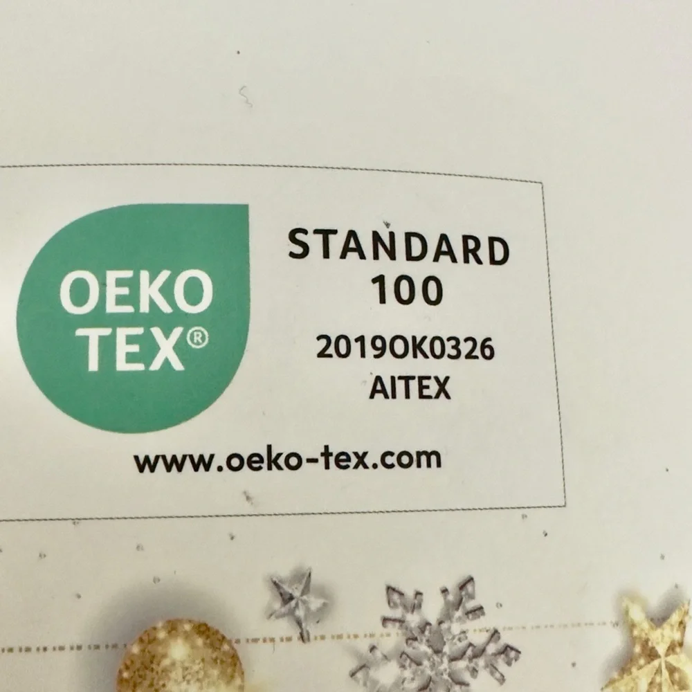 Oeko Tex Holiday Blanket - Green‎ and Red Merry Christmas Full/Queen 86”x86”